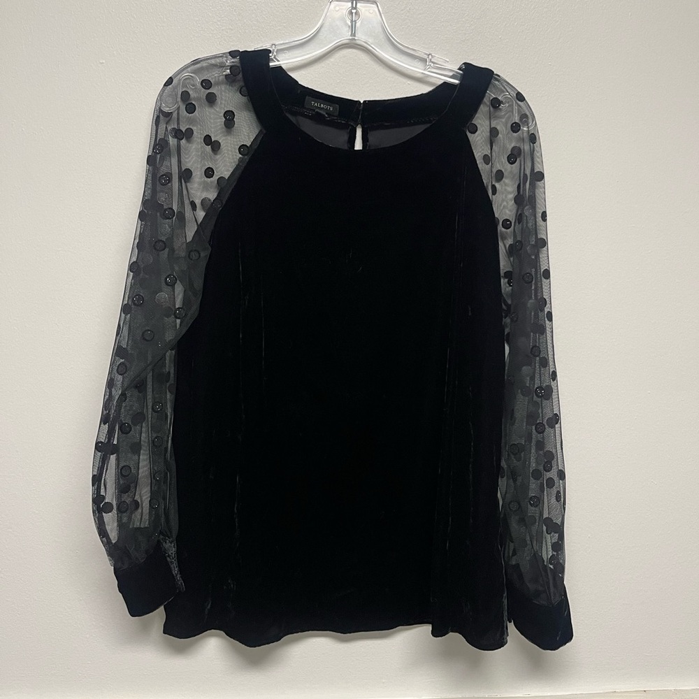 Beautiful Talbots Velvet Top S
